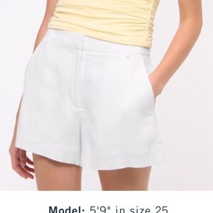 Abercrombie & Fitch Sloane Tailored Linen shorts